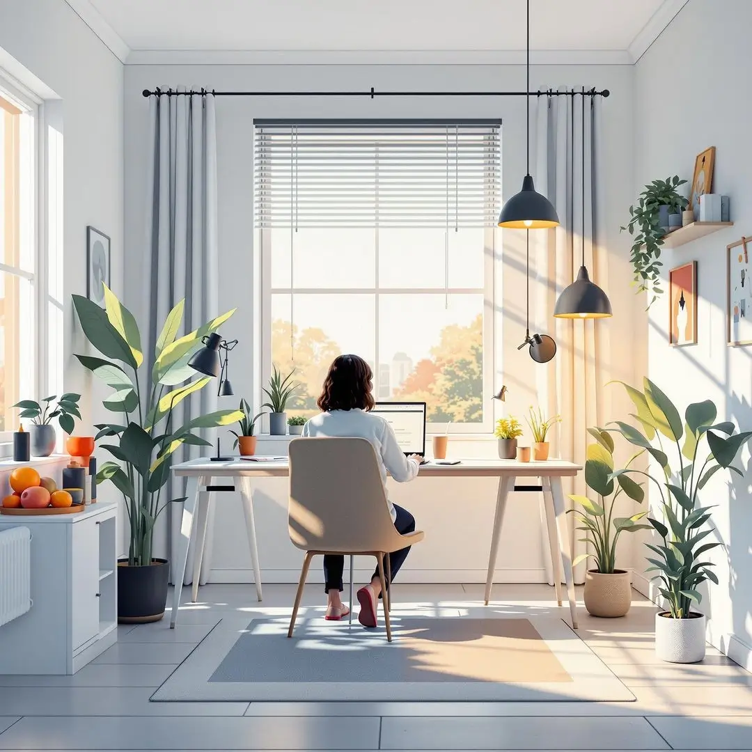 Person organizing their routine